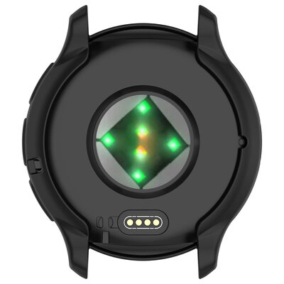 Védő tok (pro Garmin Venu 3S), műanyag, fekete