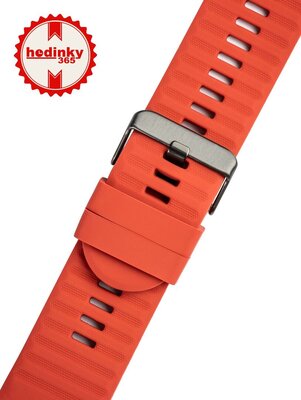 Szilikon óraszíj Ricardo Livigno 26mm, Red, QuickFit