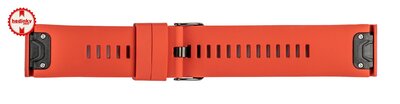 Szilikon óraszíj Ricardo Livigno 26mm, Red, QuickFit