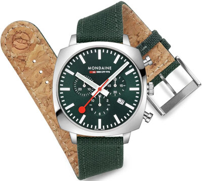 Mondaine Grand Cushion Quartz MSL.41460.LF.SET (+ tartalék szíj)