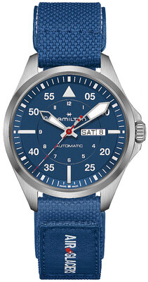 Hamilton Khaki Aviation Pilot Day Date Automatic H64655941 Air-Glaciers Special Edition (+ pótszíj)