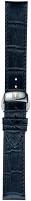Bőr óraszíj Tissot T852.032.781 19mm, kék, Quick Release