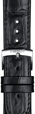 Bőrszíj Tissot T852.043.012 20mm, fekete, Quick Release