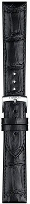Bőrszíj Tissot T852.043.012 20mm, fekete, Quick Release