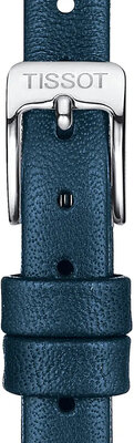Bőr óraszíj Tissot T852.043.163 9mm, kék, Quick Release