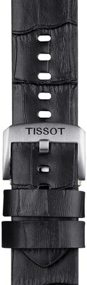 Bőr óraszíj Tissot T852.046.775 22mm, fekete, Quick Release