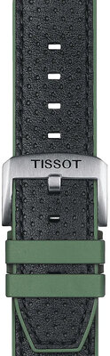 Bőrszíj Tissot T852.046.787 22mm, fekete, Quick Release