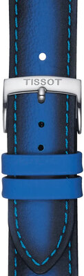 Bőrszíj Tissot T852.046.840 20mm, kék, Quick Release