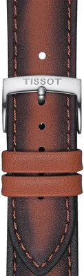 Bőrszíj Tissot T852.046.842 20mm, barna, Quick Release