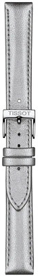 Bőrszíj Tissot T852.047.129 16mm, ezüst, Quick Release