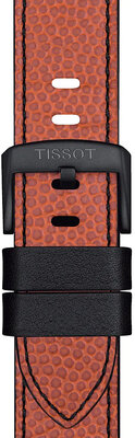 Bőr óraszíj Tissot T852.047.500 NBA Wilson 22mm, narancssárga, Quick Release