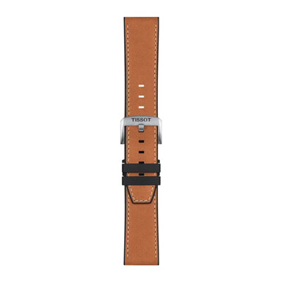 Bőrszíj Tissot T852.047.777 23mm, barna, Quick Release