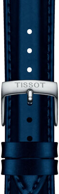 Bőrszíj Tissot T852.048.150 18mm, kék, Quick Release