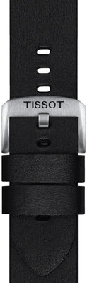 Bőrszíj Tissot T852.048.225 22mm, fekete, Quick Release