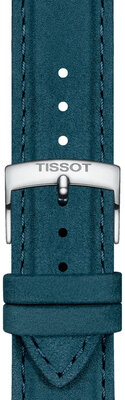 Bőrszíj Tissot T852.048.227 21mm, kék, Quick Release