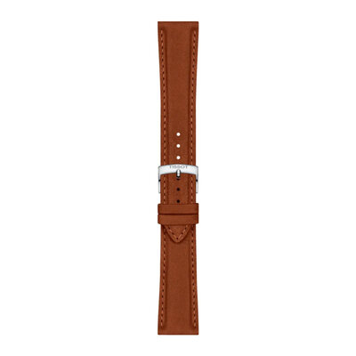 Bőr óraszíj Tissot T852.048.229 21mm, barna, Quick Release
