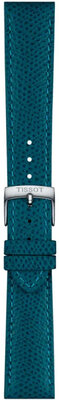 Bőrszíj Tissot T852.049.059 18mm, kék, Quick Release
