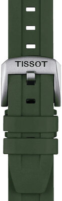 Gumiszíj Tissot T852.049.054 20mm, zöld, Quick Release