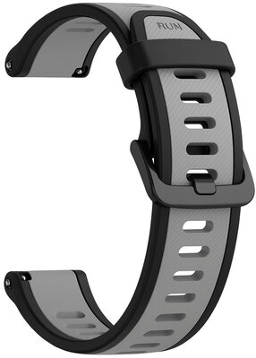 Szilikon pánt Ricardo 18mm (Garmin Venu 2S, Vívoactive 4S, Forerunner 265S, Venu 3S aj.), fekete, Quick Release