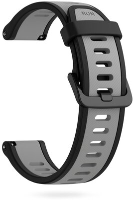 Szilikon pánt Ricardo 20mm (Garmin Venu, Venu Sq, Venu Sq 2, Venu 2 plus aj.), fekete, Quick Release