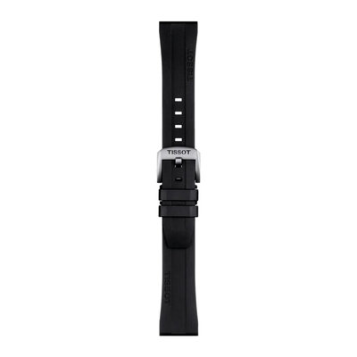 Szilikon óraszíj Tissot T852.044.545 20mm, fekete, Quick Release