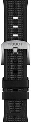 Szilikon pánt Tissot T852.048.462 (modell esetében Tissot PRX 40mm), fekete, Quick Release