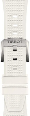 Szilikon pánt Tissot T852.048.463 (modell esetében Tissot PRX 40mm), fehér
