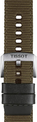 Textil pánt Tissot T852.046.756 22mm, zöld, Quick Release