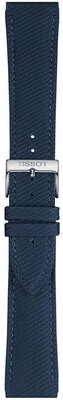 Textil pánt Tissot T852.046.783 22mm, kék, Quick Release