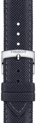 Textil pánt Tissot T852.048.183 21mm, szürke, Quick Release