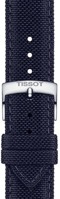 Textil pánt Tissot T852.048.185 21mm, kék, Quick Release