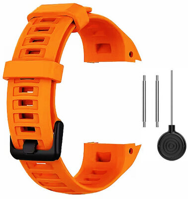 Szilikon óraszíj Ricardo Sella Nevea (kompatibilis Garmin Instinct 2S), Orange