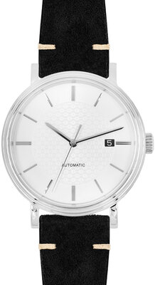 Bőr szíj Hirsch Serro L 05564050-2, fekete, szarvasbőr (nubuk), Limited Edition, hossz L, Quick Release