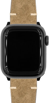 Hirsch Serro L 05564070-2 bőr szíj, barna, antilop bőr, Limited Edition, hossz L, Quick Release