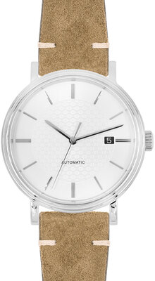 Hirsch Serro L 05564070-2 bőr szíj, barna, antilop bőr, Limited Edition, hossz L, Quick Release