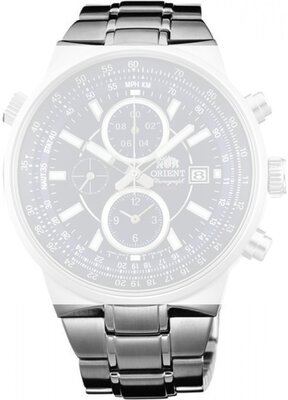 rozsdamentes acél óraszíj Orient PDFDSSS 26mm (kompatibilis model TT15), ezüst