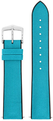 Hirsch Arne M 0925090183-2 textil szíj, kék, textil/natúr kaucsuk, hossz M, Quick Release