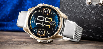 Acél szíj Ricardo 20mm (Garmin Fenix 8/7S/6S (43mm) stb.-hez), ezüst, milánói, QuickFit