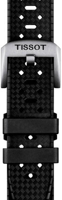 Gumiszíj Tissot T852.049.628 20mm, fekete, Quick Release