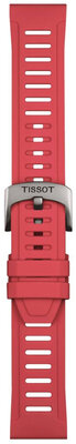 Szilikon pánt Tissot T852.049.243 21mm, piros, Quick Release
