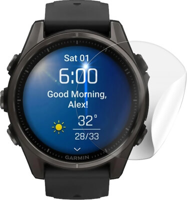 Védőfólia Screenshield órákhoz Garmin Fenix 8, 43 mm