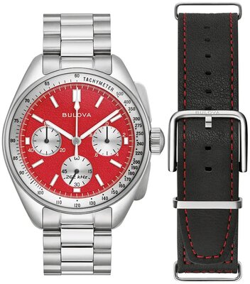 Bulova Lunar Pilot Quartz Chronograph 96K115 (+ pótszíj)