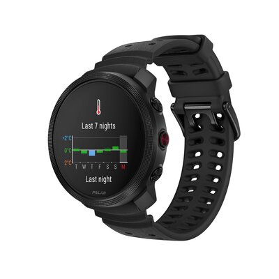 Polar Vantage M3 Night Black, méret S-L