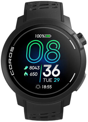 Coros Pace Pro Black / Silicone Band