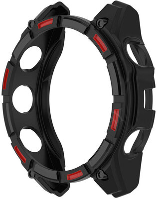 Védőborítás (Garmin Enduro 3 készülékhez), szilikon, piros és fekete színben