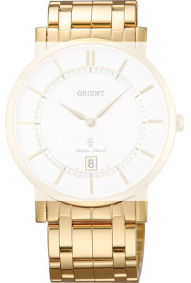 Rozsdamentes acél óraszíj Orient PDDRQAA 20mm (kompatibilis a GW01 modellel), arany
