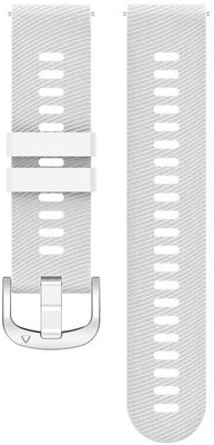 Szilikon pánt Ricardo 20mm (pro Garmin Forerunner 165, aj.), fehér, Quick Release