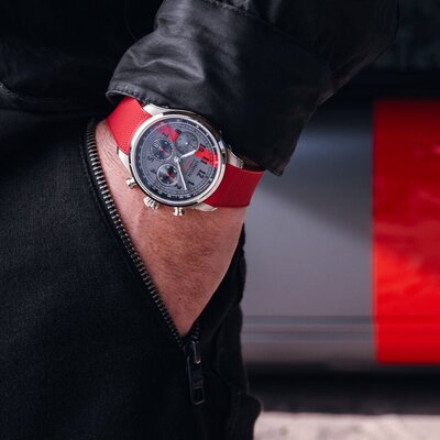 Union Glashütte Belisar Chronograph D009.427.16.082.09 Speedster 2024 Limited Edition 388pcs (+ pótszíj)