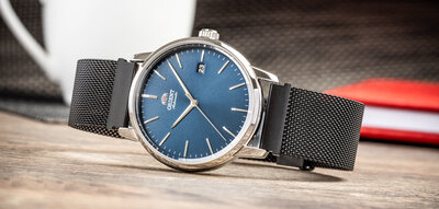 Acél szíj Ricardo 20mm (Garmin Venu, Venu Sq, Venu Sq 2, Venu 2 plus stb.-hez), fekete, milánói, Quick Release