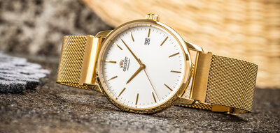 Rozsdamentes acél óraszíj Ricardo Milanese, Gold, mágneses 20mm